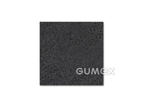 Tlumicí podložka čtvercová ELASTON-ELTEC FS 700, tloušťka 3mm, 90x90mm, hustota 700kg/m3, elastická, houževnatá, recyklovaná pryž, černá